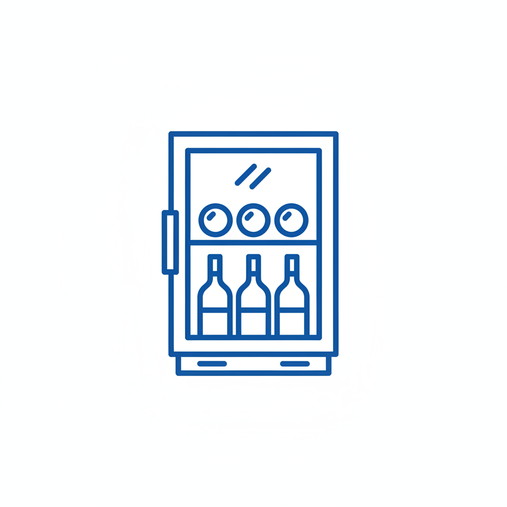 Wine cooler icon